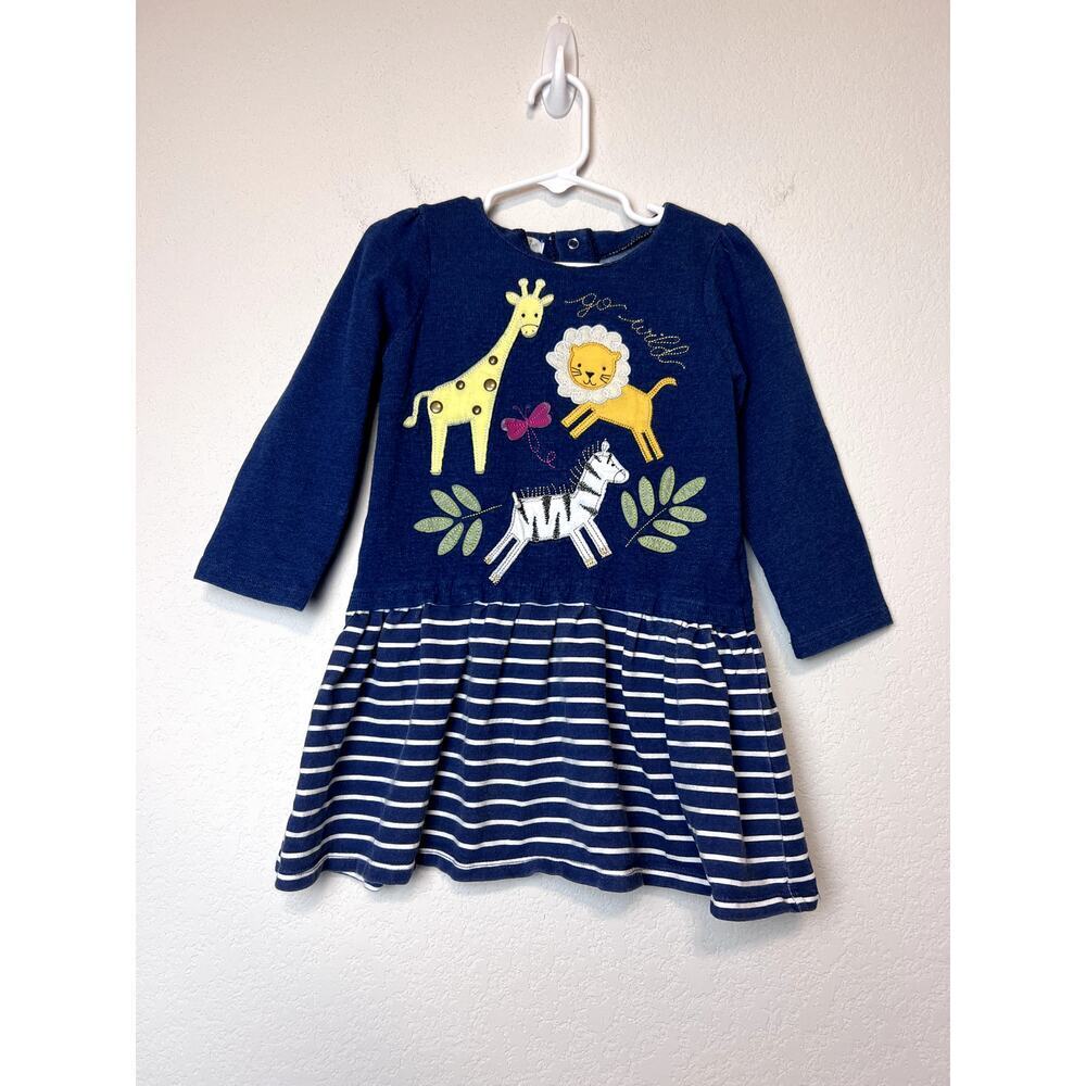 Adorable Mud Pie Go Wild Safari Dress - Girls' Size 4T